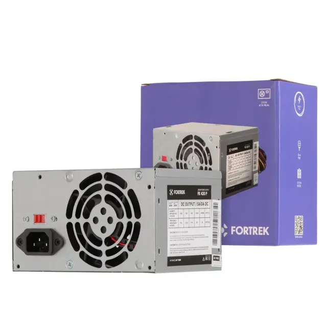 Fonte De Alimentação Fortrek Pws-2003, ATX, 200W, 20+4P, Sem Cabo, 115/230V - Fk420p