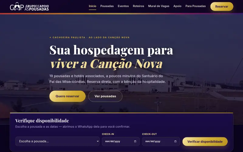 Site GAP Turismo